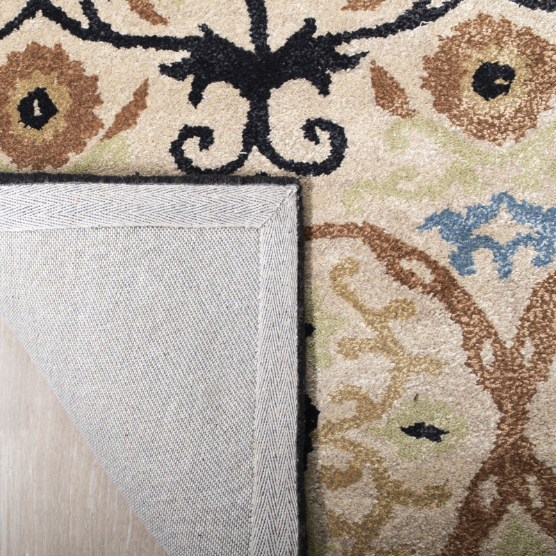 Steve Hand Tufted Wool Pile Geometric Rug, Rectangle 8'3" x 11'