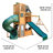 Summit View Wooden Swing Set