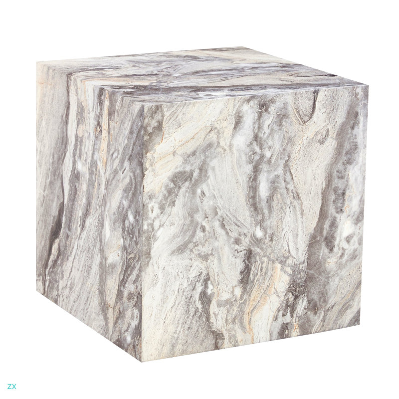 Rehaussez votre espace de vie avec cette table basse moderne en panneau de fibres à densité moyenne, qui met en valeur des motifs. Il est caractérisé par un design élégant.