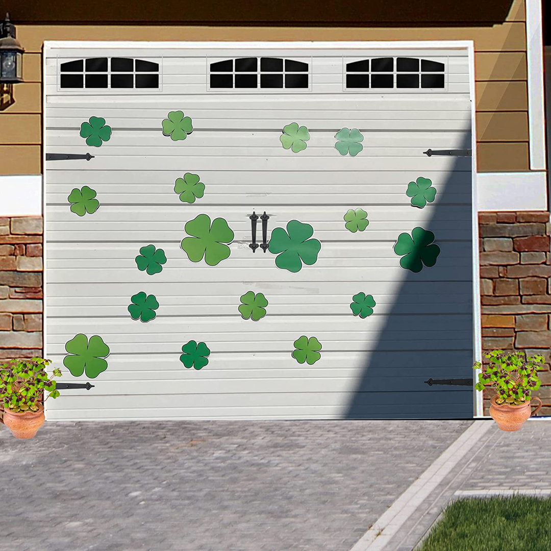 18 St Patrick's Day Garage Magnets, Green Shamrocks The Holiday Aisle®