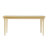 Aleric 71" Modern Fluted Easy Assembly Rectangle Solid Oak Wood Dining Table For 6 -1499508113