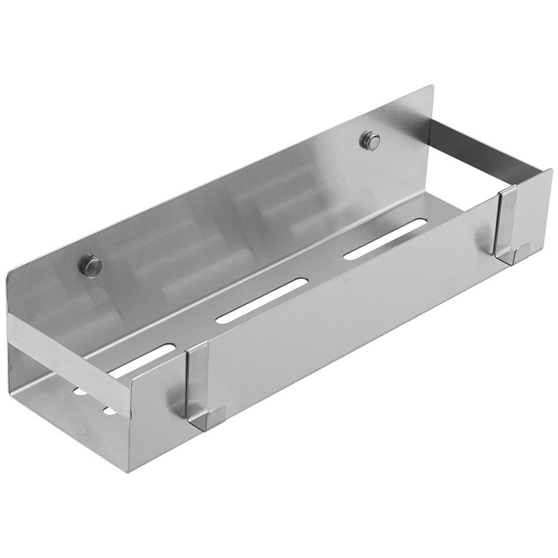 1 Wall Stainless Steel Shower Caddy, Brushed Nickel