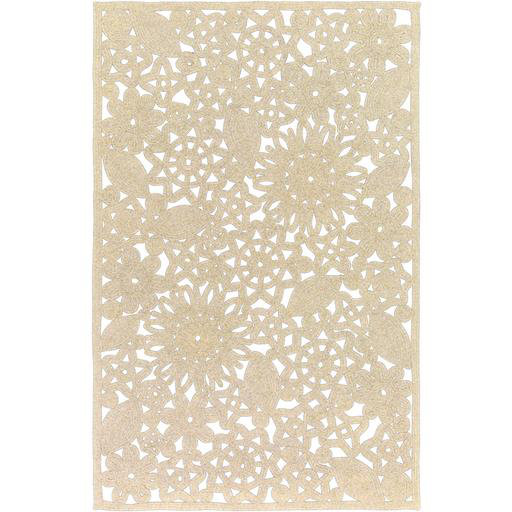 Tapis intérieur / extérieur beige clair Camille, Rectangle 2 pi x 3 pi