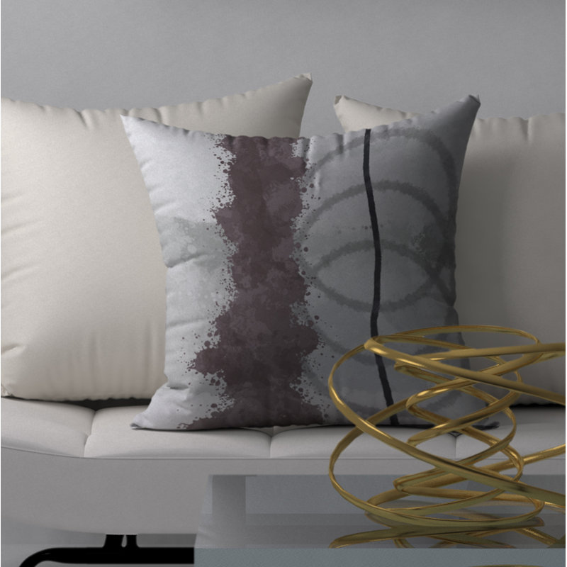 Reversible Throw Pillow, 18" x 18"
