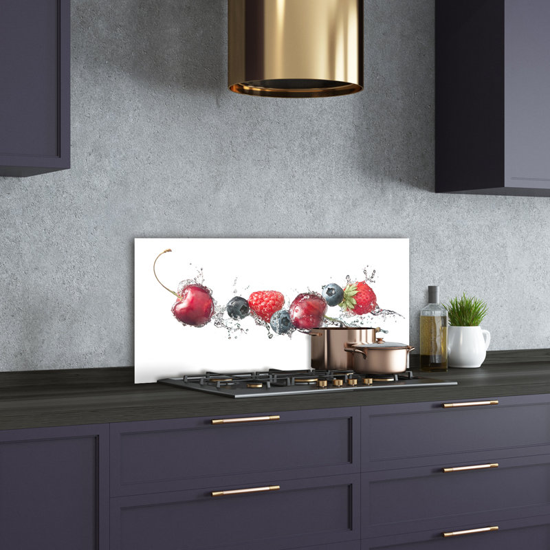 50cm W x 100cm L Glass Peel and Stick Panel