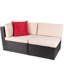 53.1'' Wide Wicker Patio Sofa with Cushions-387966035