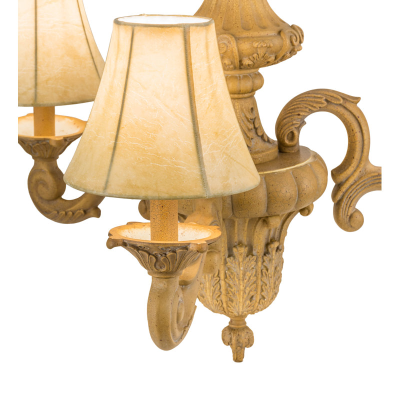 23"W Charlotte Textrene 3 LT Chandelier