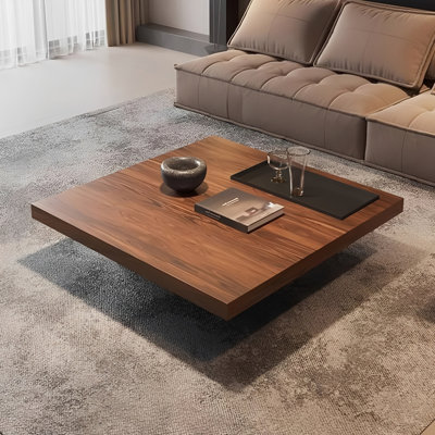 Modern minimalist square coffee table