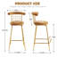 Tabouret de comptoir Benfer 32-2090428773