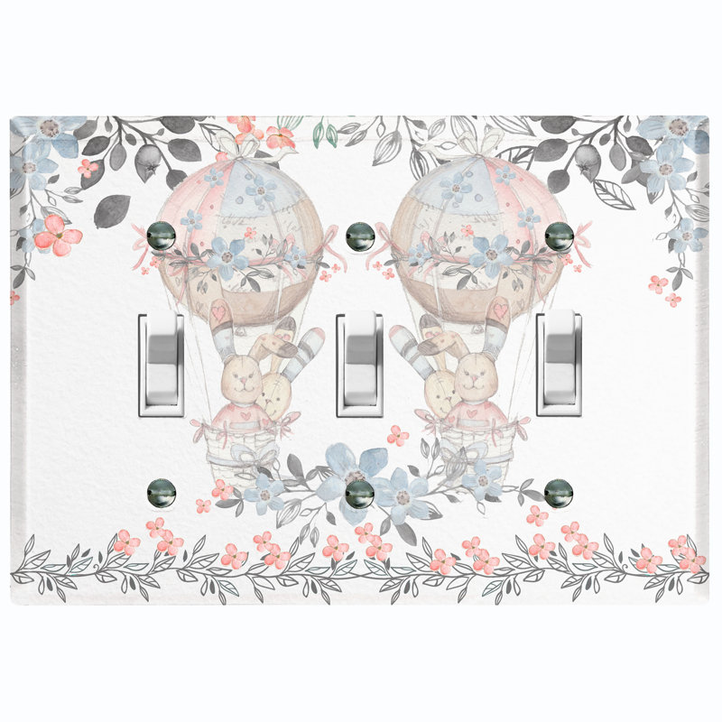 3-Gang Toggle Light Switch Wall Plate