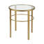 Glass Top End Table-1966517752