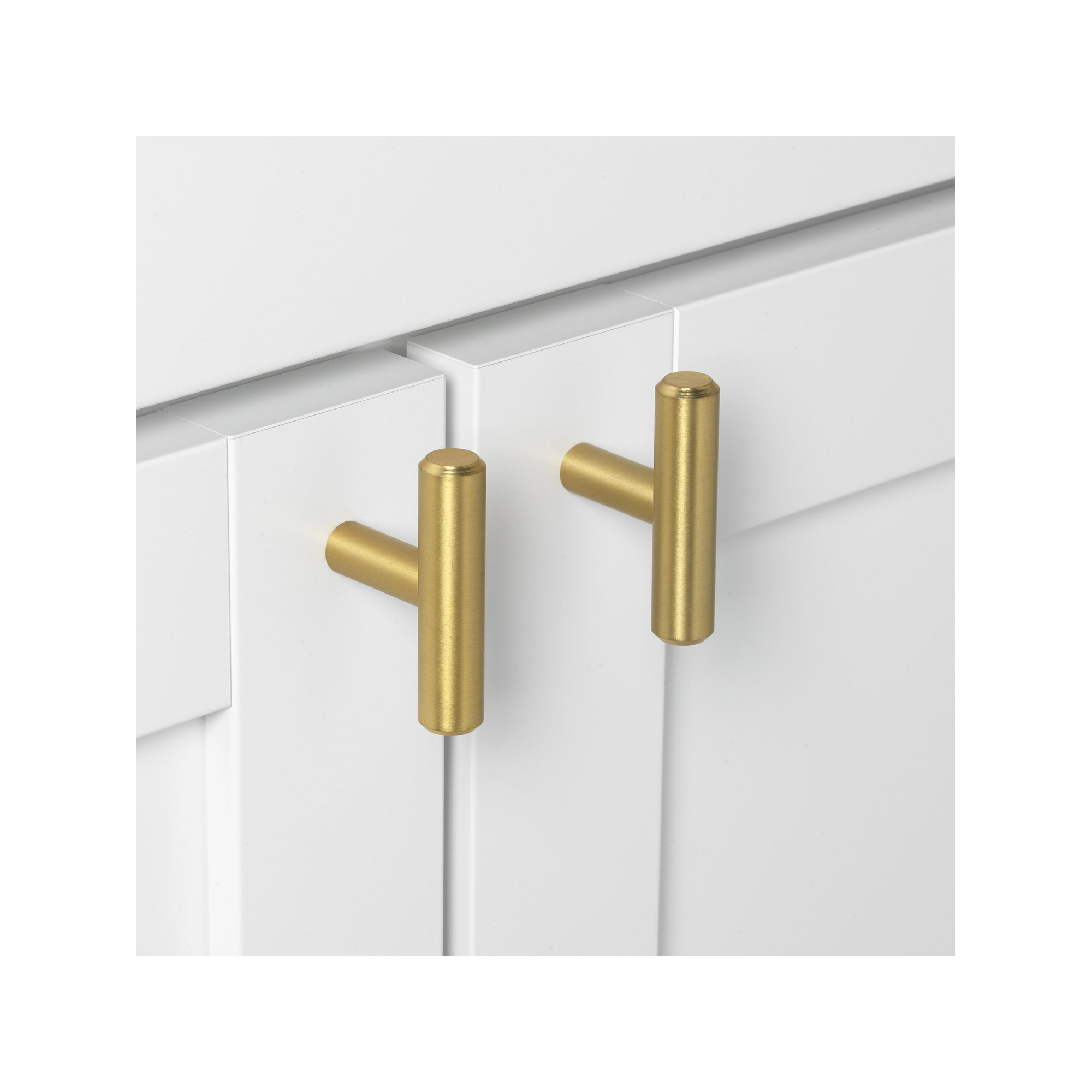 Roman 2" Length Bar Knob Multipack, Satin Gold