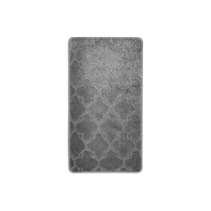 Sakamoto Nylon Non-Slip Bath Mat, 32'' H x 17.5'' W x 0.3'' D, Gray