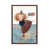 Classic Brown Wood Floater Framed