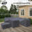 Premium All-Weather Wicker Group Seating  Patio Conversation Sets Outdoor Furniture Covers
