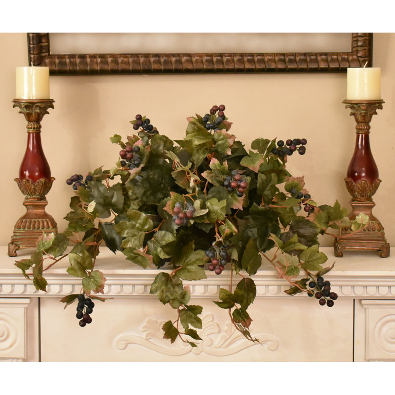 13'' Faux Ivy Plant in Metal Planter