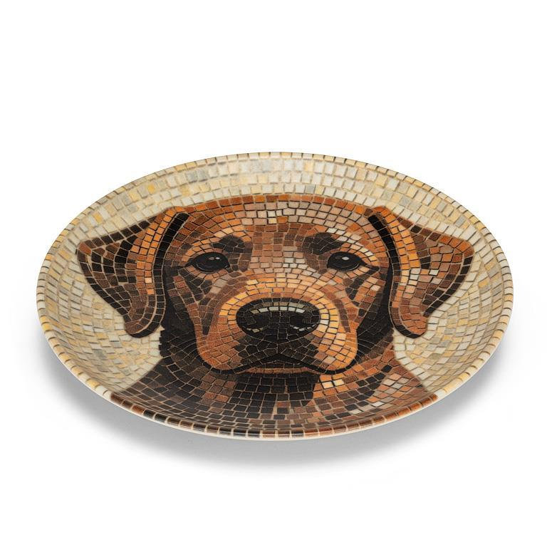Labrador Mosaic Small Plate