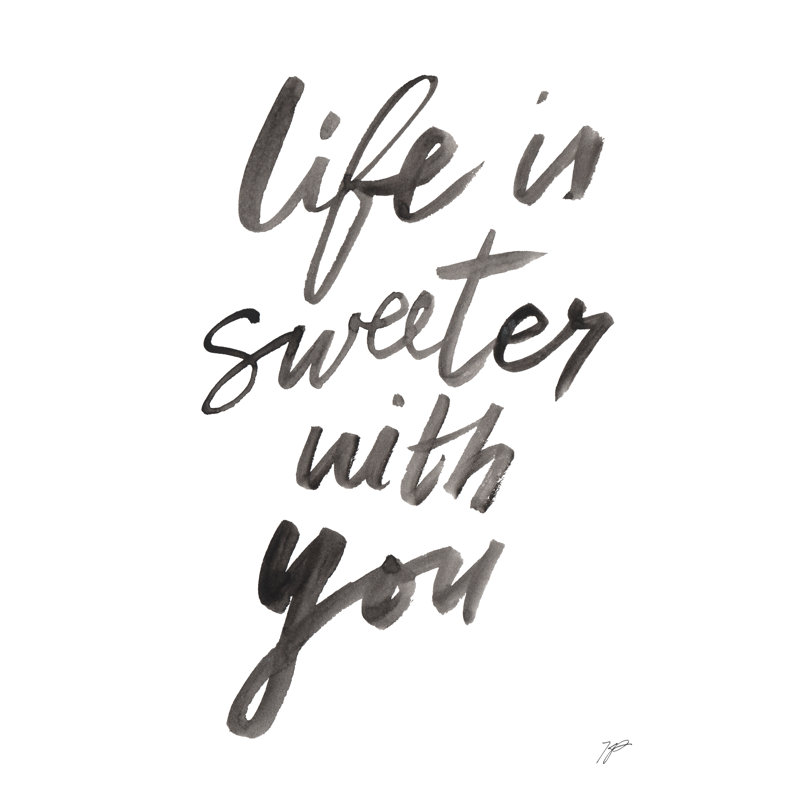Life Is Sweeter by Karyn Panganiban - Wrapped Canvas Print, 91cm H x 91cm W