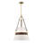 Corinth 3-Light Pendant in Warm Brass