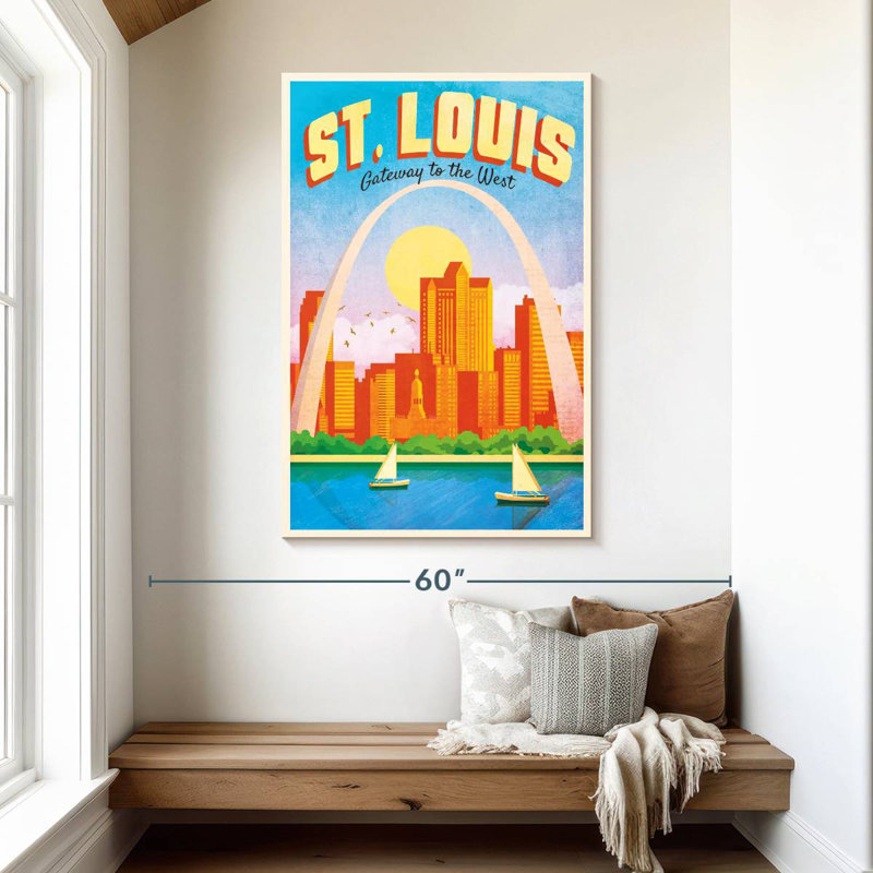 Affiche St. Louis Gateway, H 48 po x l 32 po