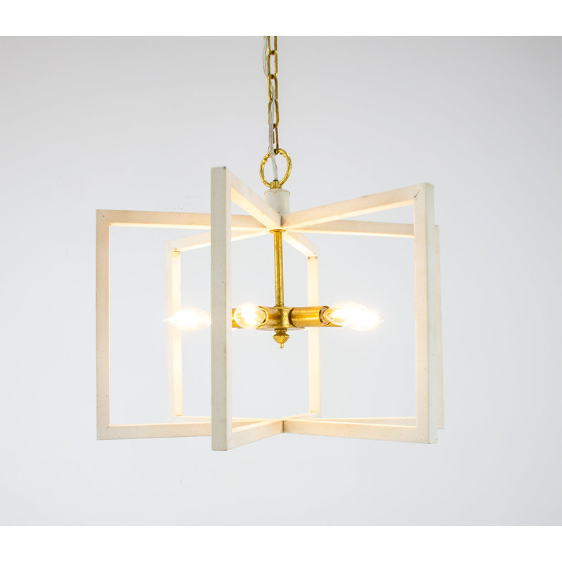 Aron 6 - Light Chandelier, White