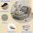 Multi-Function Lounger, Lazy Sofa Couch,Space Saving Design,Foldable,Human Pets Bed With 5 Adjustable Position, For Bedroom, Living Room-1038855112