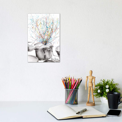 The Drum Solo by Ashvin Harrison - Wrapped Canvas Print