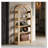 Arched Display Shelf,5-Tier Bookshelf