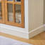 Grande vitrine avec portes et tablettes en verre-940599734