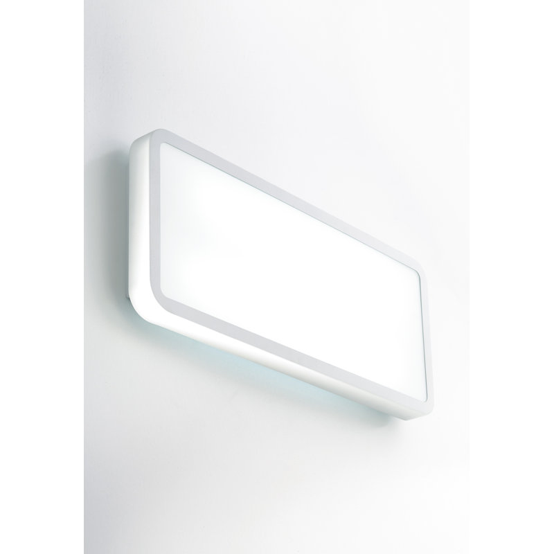 LED Wall Light 2 Flame Casco, White, 2 x LED 38W 2850 Lm