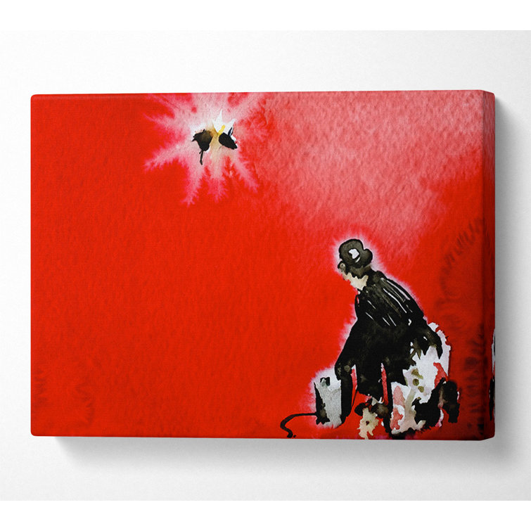 Splatter - Wrapped Canvas Print