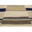 Tapis en laine touffeté à la main à motif géométrique multicolore
