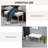End of Bed Bench, Upholstered Bedroom Bench, Cream White