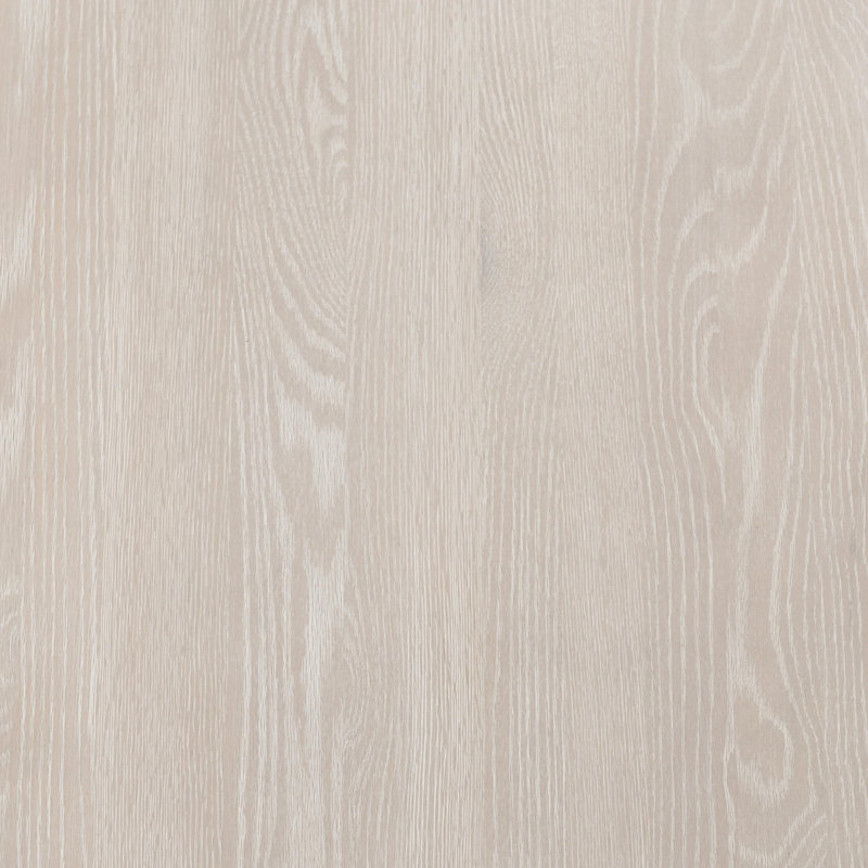 Atrop 102" Oak Wood Dining Table, Beige