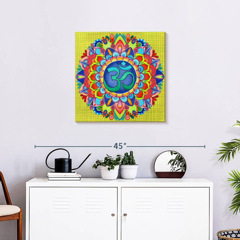 Om Mandala, H 24 po x l 24 po