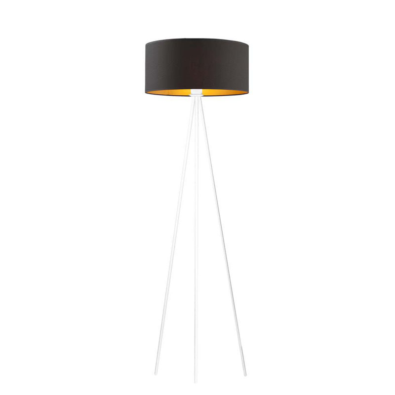 Ontario 157cm Tripod Floor Lamp, Black, White