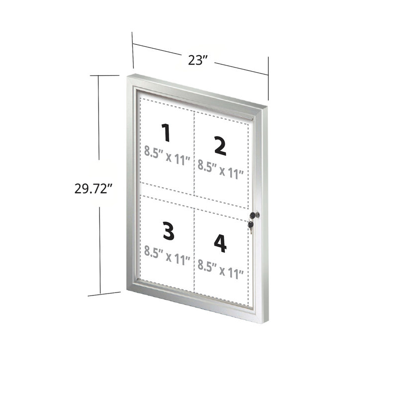 Wall Magnetic Bulletin Board