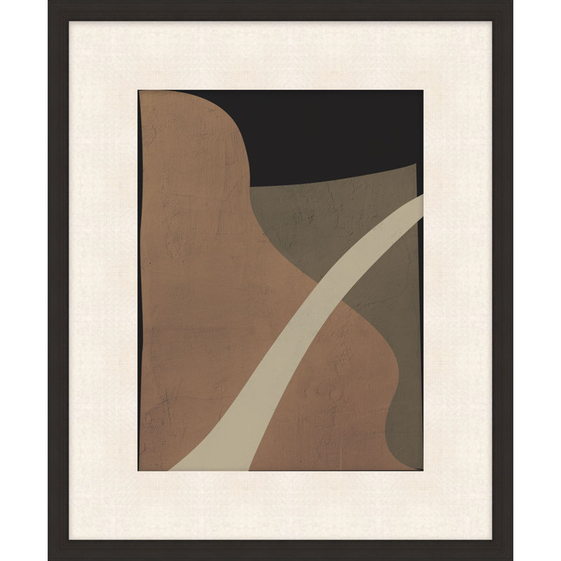Texture and Shapes 1 Framed Graphic Art, 47.25" H x 39.25" W