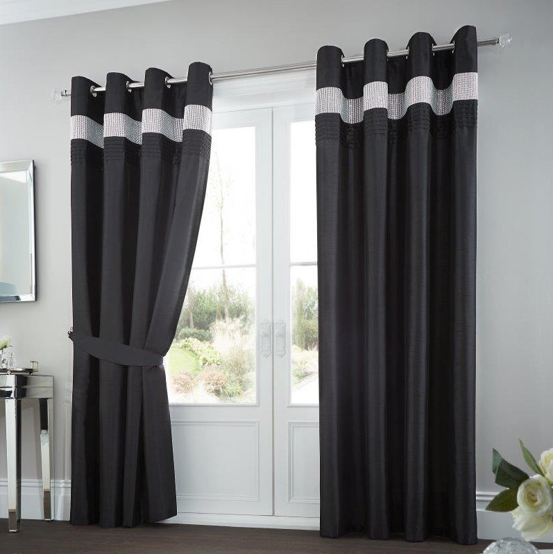 Oxy Room Darkening Curtain Pair, 229 W x 229 D cm, Latte