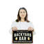 Backyard Bar 11 Inch x 17 Inch Plastic Sign-119525303