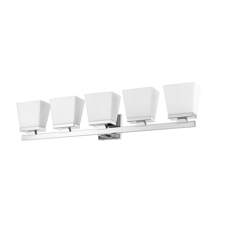 Panora 5 - Light Dimmable Vanity Light, Chrome