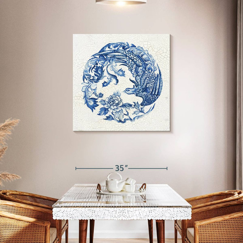 Brampt Chinese Porcelain I, 36" H x 36" W