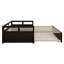 Lit de jour simple avec lit gigogne, conception extensible-1102952675