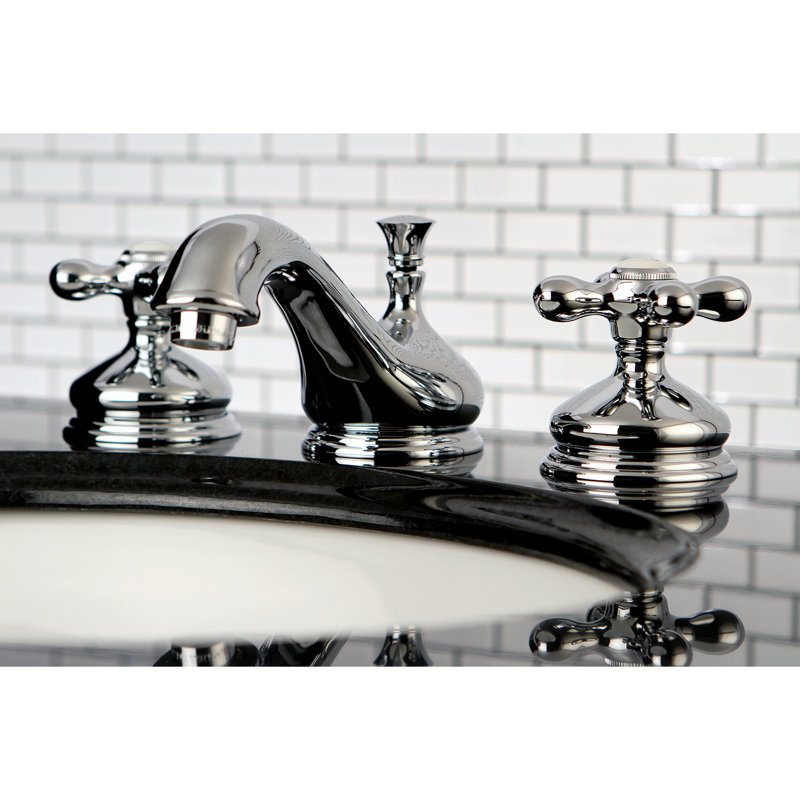 Robinet de salle de bain espacé Kingston, Chrome poli