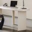 Bureaux blancs ovales en bois massif-108511069