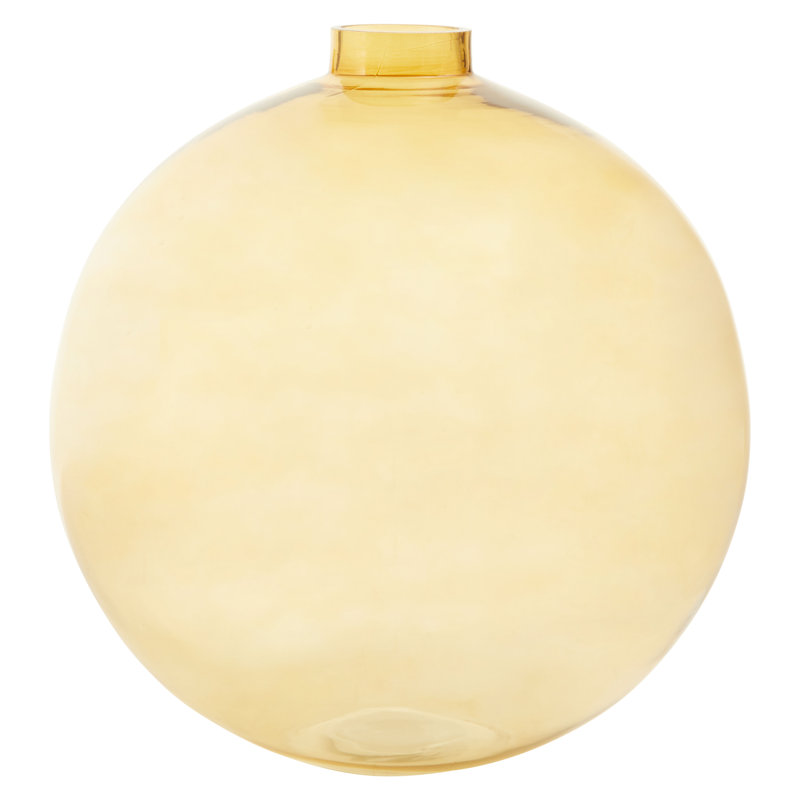 Bree Glass Table Vase, Amber