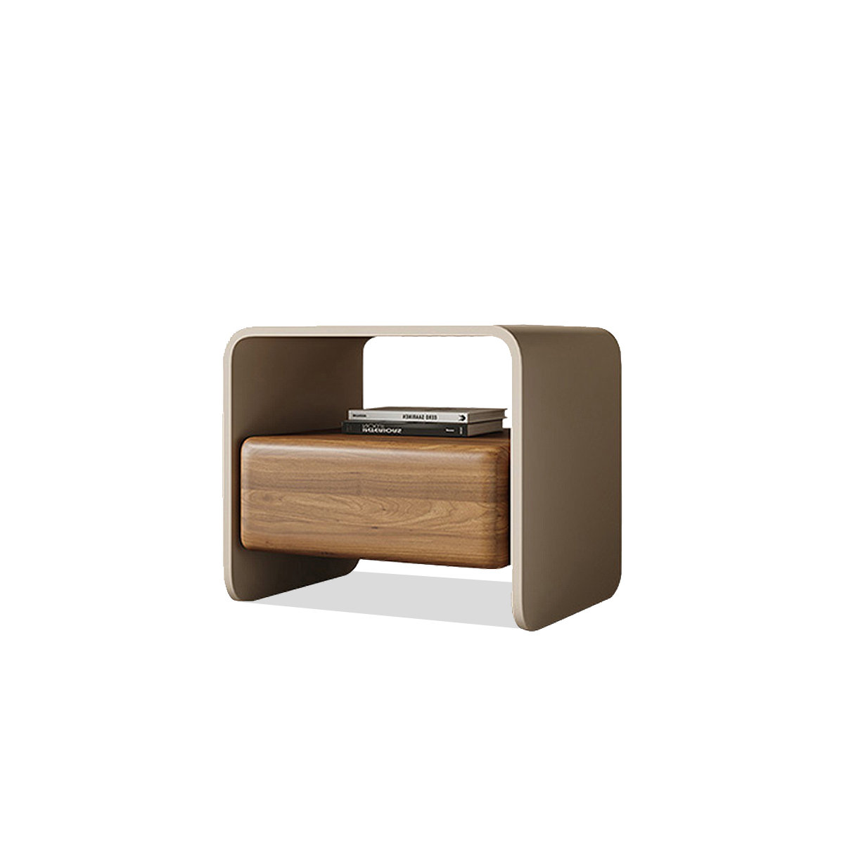 STONE DRAGON TILE ARTS LLC Creative Bedside Tables, Bedroom Minimalist Walnut Storage Sideboards. | Wayfair