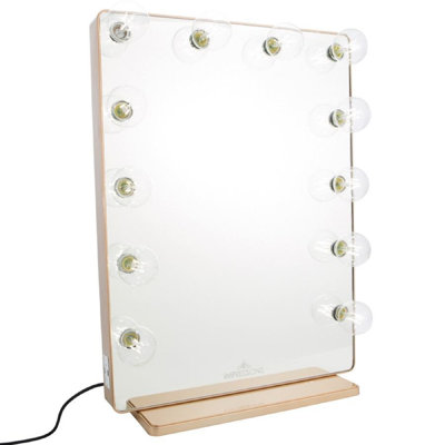 Hollywood Glow XL 2.0 Vanity Mirror with Tri Tone 12 Dimmable LED Bulbs Lighted Beauty Mirror