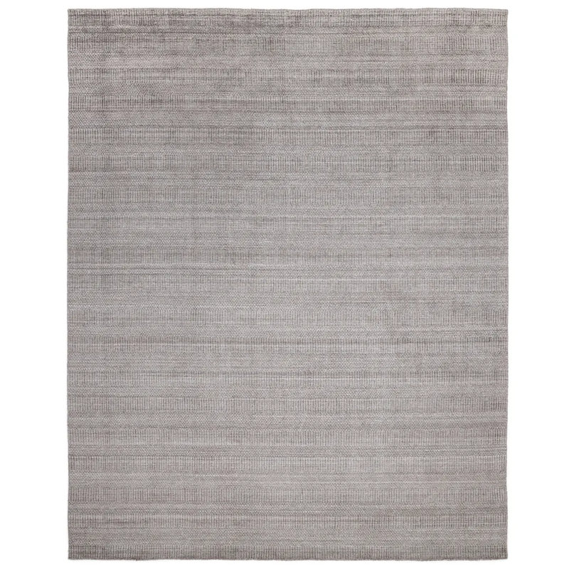 Sanam Striped Area Rug in Brown, Rectangle 5' x 8'