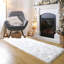 Tapis en fausse fourrure blanc Girault-1792651944